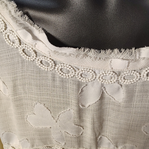 Davi & Dani Top Womens 3X Boho Lace  Cocquette Cottagecore Blouse - Picture 3 of 8